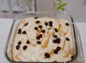 Foto resep Menu Buka Puasa : Pudding Roti Apple Ala Pita (Setup Roti Tawar)