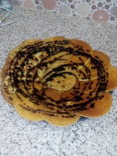 صورة لوصفة بان كيك بسميدة