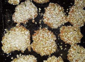 Una foto de Torrijas al horno de atún y zanahoria