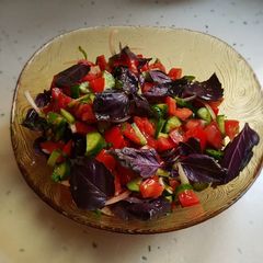 A picture of Fresh Basil Salad #mycookbook.