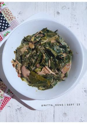 Foto resep Gulai Daun Singkong Nangka Muda