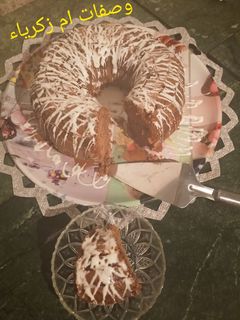 صورة لوصفة كيكة القهوة وشوكولاتة 🥮🥮🥮