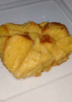 Foto resep Bread Pudding Rice Cooker