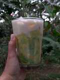 Es Alpukat + Susu Karamel=Durian