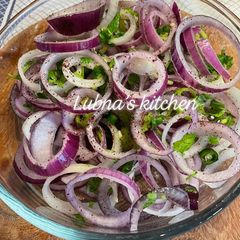 A picture of ONION RING SUMAC SALAD:.