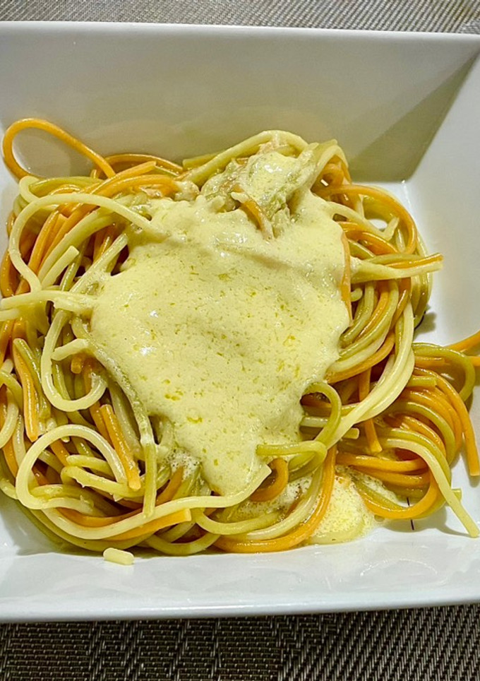 Una foto de Spaghetti al queso 🧀