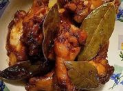 A picture of adobo chicken