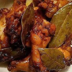 A picture of Chicken sprite adobo.
