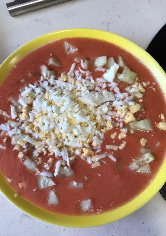 Una foto de Gazpacho andaluz