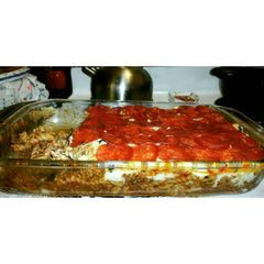 A picture of Baked Pizza Pasta.
