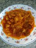 Repollo en guiso. Olla Gm.E