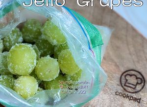 Gambar Jello Grapes (Anggur Serbuk Jelly) Frosted Fruits (Resepi 2 Bahan)