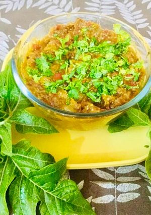 A picture of Unripe Papaya Bharta.