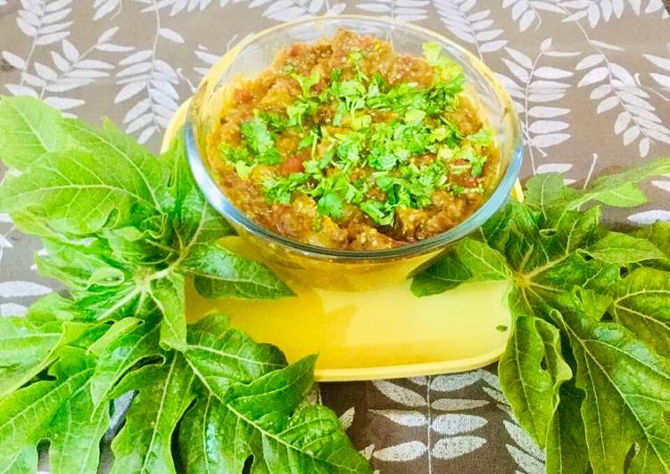 Simple Way to Prepare Homemade Unripe Papaya Bharta