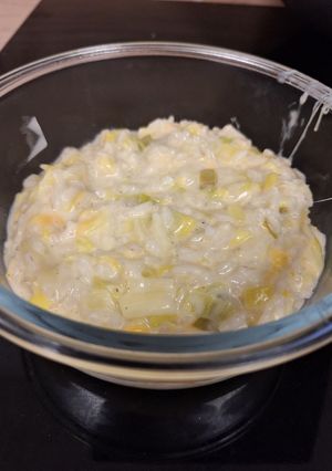 Une photo de Risotto au poireau