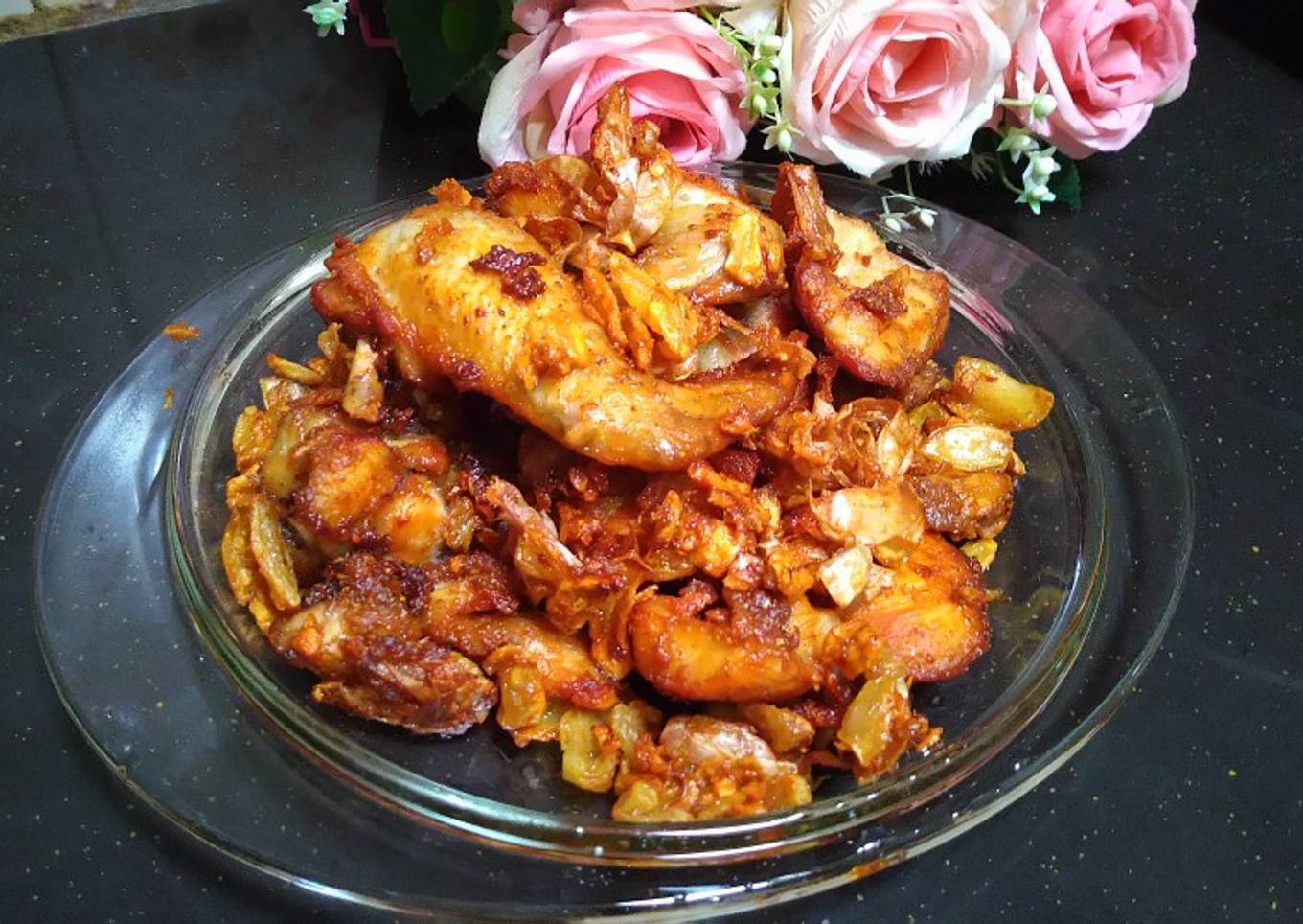 Ayam goreng bawang putih enak dan CREAMY.....