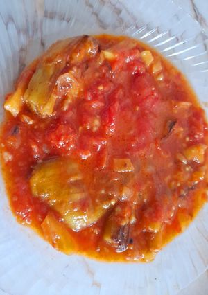 عکسی از دستور گوجه بادمجون