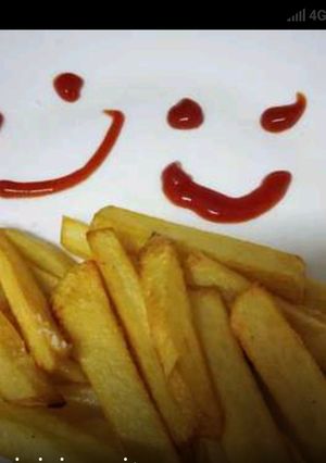 A picture of French fries.