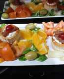 Ensalada de naranja con volovanes