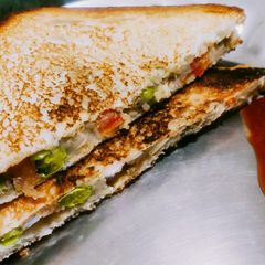 A picture of Two peas Imli sandwich.