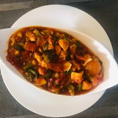 A picture of Peri peri Manchurian.