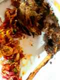 Roasted mutton leg
