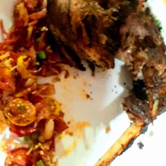 A picture of Roasted mutton leg.