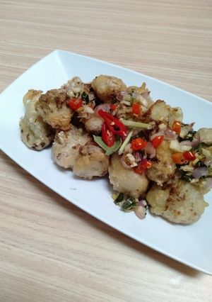 Foto resep Bunga Kol Goreng Sambal Matah
