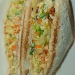 A picture of Korean Egg Toast.