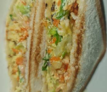 Ready to Serve Korean Egg Toast Savory Delicious