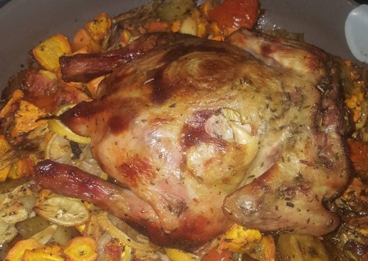 Bagaimana Menyiapkan Ayam panggang oven yang Bisa Manjain Lidah