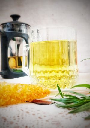 عکسی از دستور دمنوش ترخون تازه🥰
