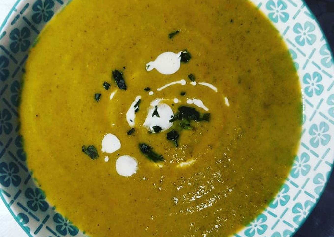 Velouté aux courgettes