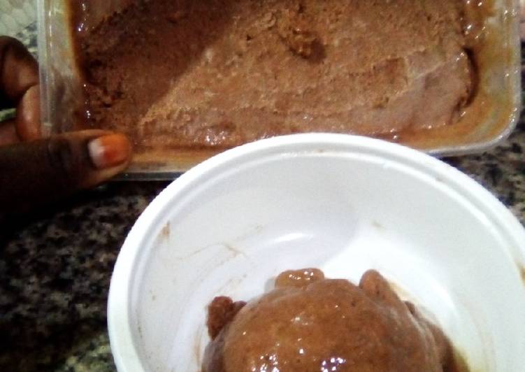 Home made ice cream ?(With Frozen bananas👻)
