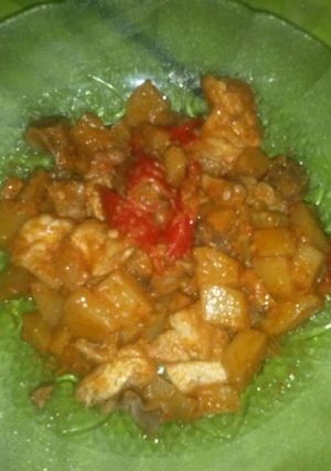 Foto resep Sambel goreng kentang buncis