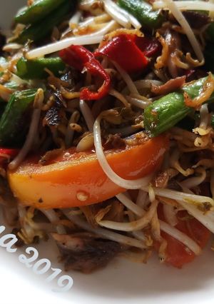 Foto resep Oseng Ikan Asin Sayur