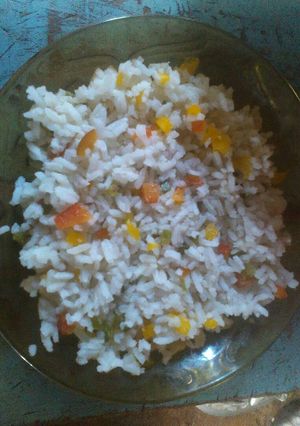 A picture of Rice salad.
