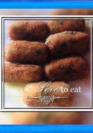 A picture of Potatoes Croquettes.