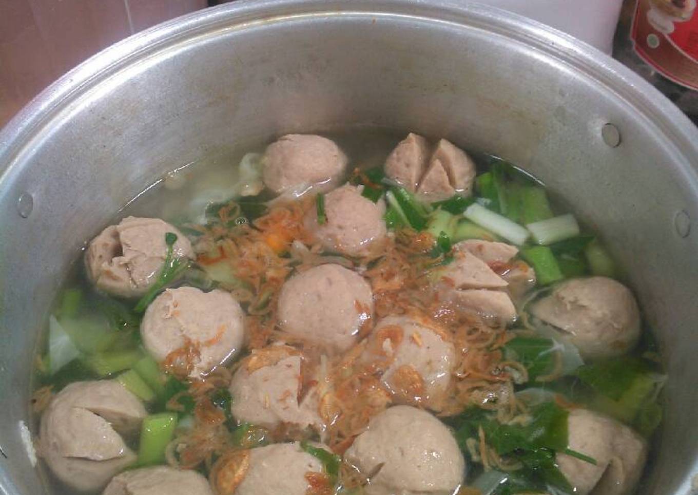 Sayur sop bakso