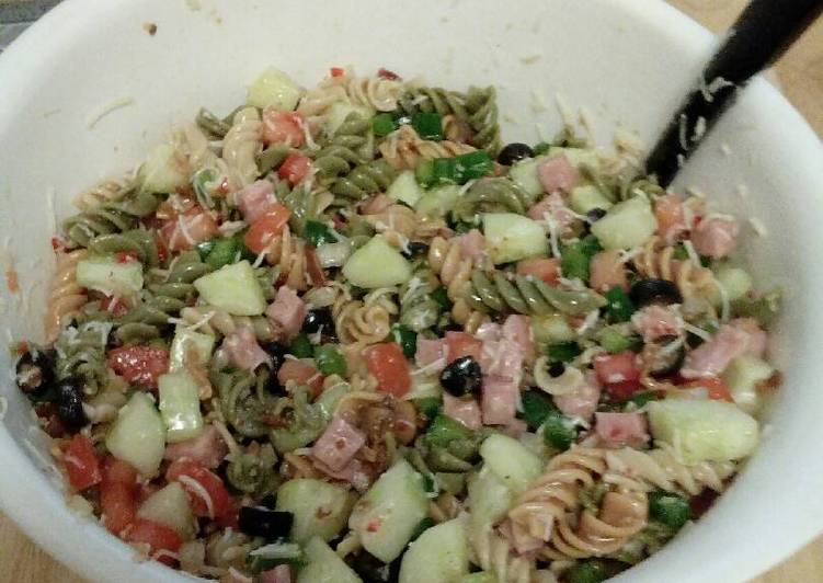 Steps to Cook Super Quick My pasta salad