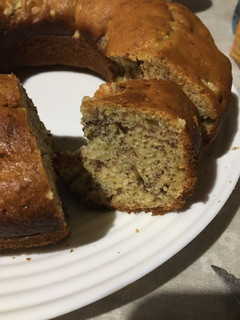 Una foto de Budín de banana y nuez… re económico y rico para el té ☕️ con las amigas!!!😉🙋🏻♀️