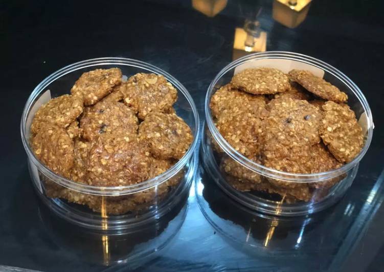 Oat coffee cookies (fiber creme)