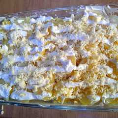 Una foto de Papitas gratinadas (crema y queso) 🍴