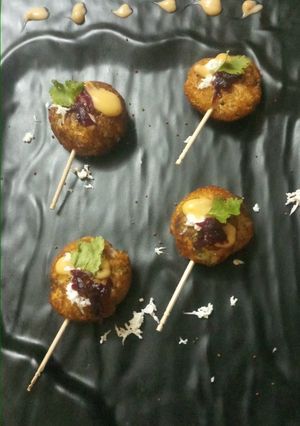 A picture of Paneer Appam Lolipop.