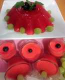 Gelatina de Agua sabor Cereza y Queso Crema Light