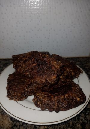 Una foto de Pancakes de avena y cacao