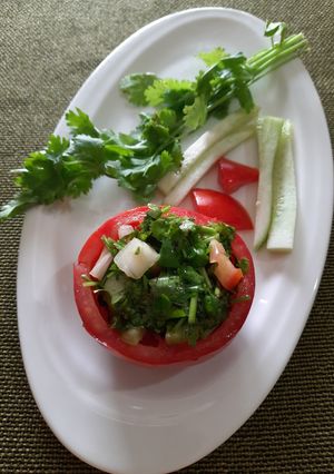 A picture of Coriander Salad.