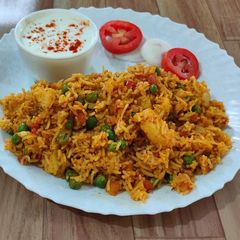 A picture of Spicy Tawa pulao.