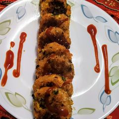 Corn patties A picture of Corn patties.