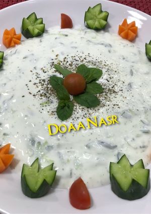 صورة لوصفة سلطة زبادي